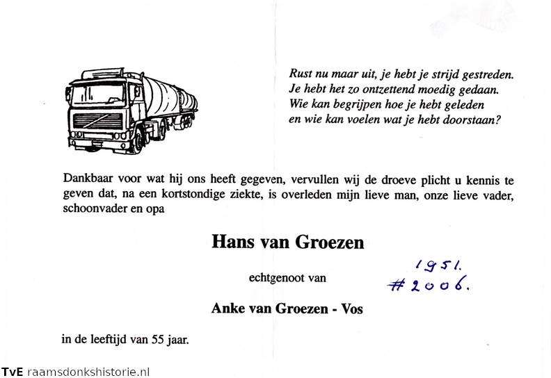 Hans van Groezen Anke Vos