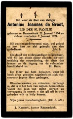 Antonius Johannes de Groot