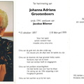 Johanna Adriana Grootenboers Jacobus Bliemer