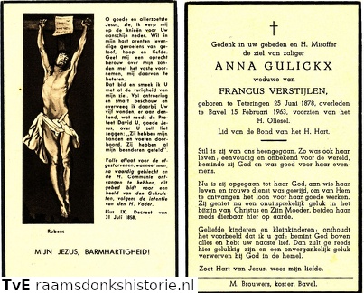 Anna Gulickx Francus Verstijlen