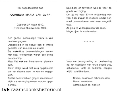 Cornelia Maria van Gurp