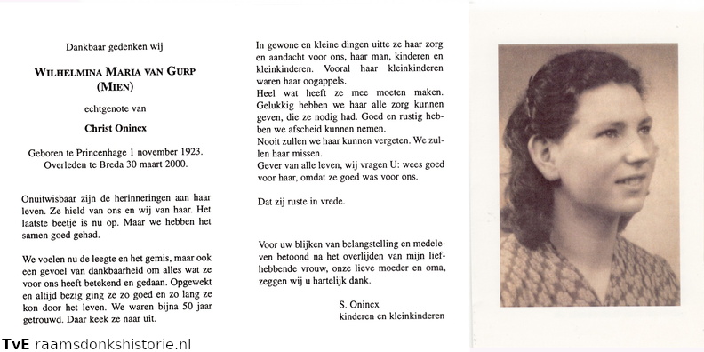 Wilhelmina Maria van Gurp Christ Onincx