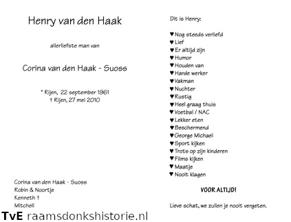 Henry van den Haak  Corina Suoss