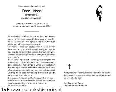 Frans Haans Jaantje van Wanroy