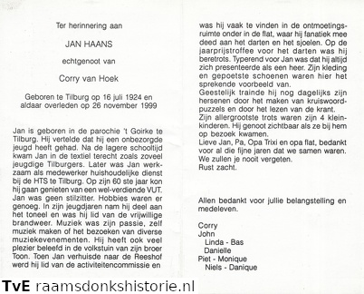 Jan Haans Corry van Hoek