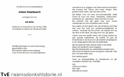 Johan Haarbosch Ida Buiks