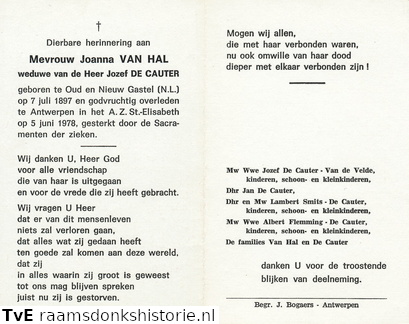 Joanna van Hal Jozef de Cauter