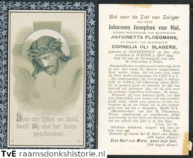 Johannes Josephus van Hal Cornelia Oli Slagers Antoinetta Ploegmans