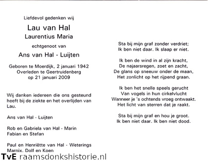 Laurentius Maria van Hal Ans Luijten