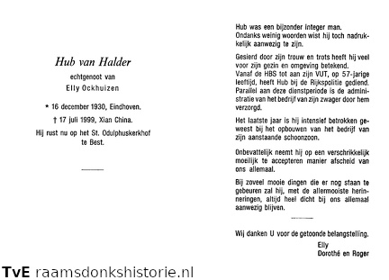 Hub van Halder Elly Ockhuizen
