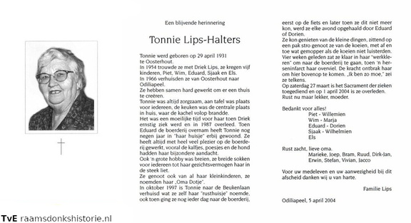 Tonnie Halters Driek Lips