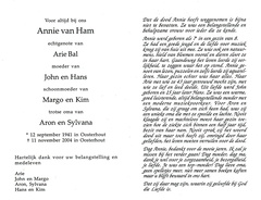 Annie van Ham Arie Bal