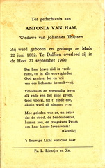 Antonia van Ham Johannes Thijssen