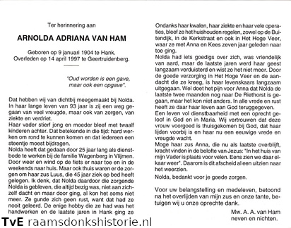 Arnolda Adriana van Ham