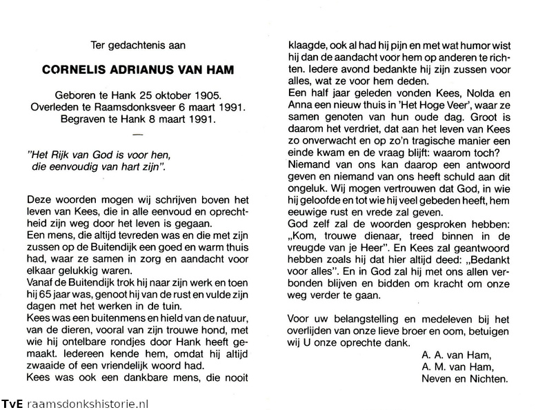 Cornelis Adrianus van Ham