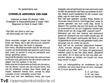 Cornelis Adrianus van Ham