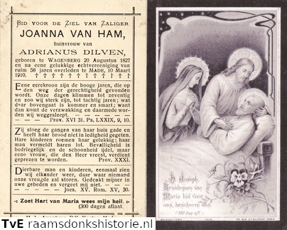 Joanna van Ham Adrianus Dilven
