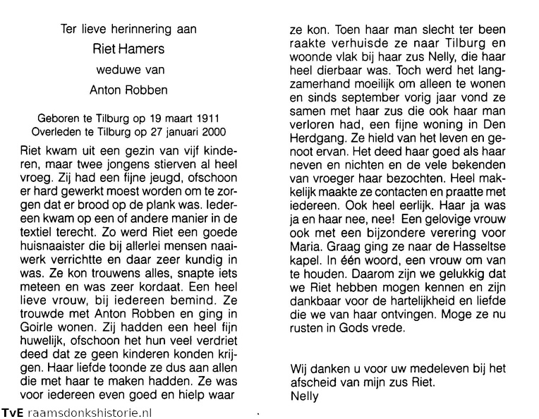 Riet Hamers Anton Robben