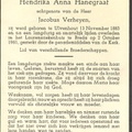 Hendrika Anna Hanegraaf Jacobus Verheyen
