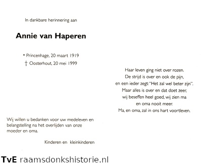 Annie van Haperen