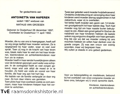 Antoinetta van Haperen Mathijs van Groesen