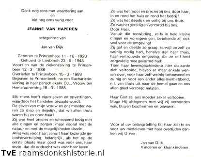 Jeanne van Haperen Jan van Dijk