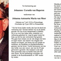 Johannes Cornelis van Haperen Johanna Antonetta Maria van Meer