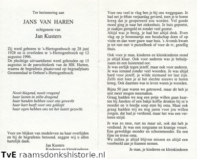 Jans van Haren Jan Kusters