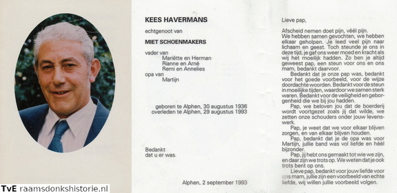 Kees Havermans Miet Schoenmakers