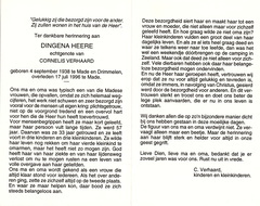 Dingena Heere Cornelis Verhaard