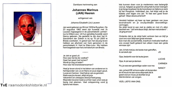 Johannes Marinus Heeren Johanna Elisabeth Lauwen