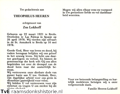 Theophillus Heeren Zus Lokhoff
