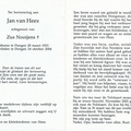 Jan van Hees  Zus Nooijens