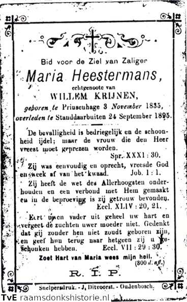 Maria Heestermans  Willem Krijnen