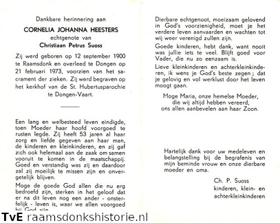 Cornelia Johanna Heesters Christiaan Petrus Suoss