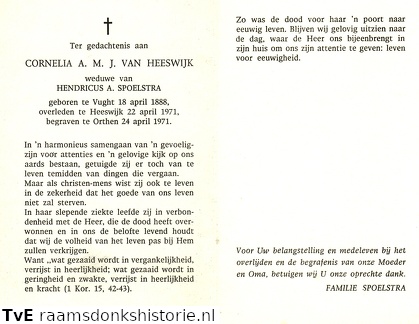 Cornelia A.M.J. van Heeswijk Hendricus A. Spoelstra
