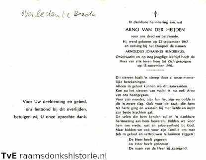 Arnoldus Johannes Hendrikus van der Heijden