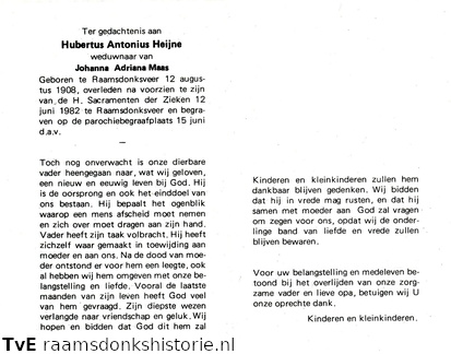 Hubertus Antonius Heijne Johanna Adriana Maas