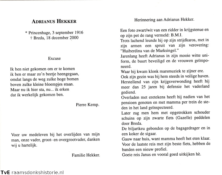 Adrianus Hekker
