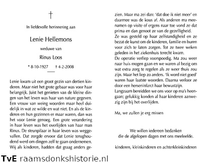 Lenie Hellemons Rinus Loos