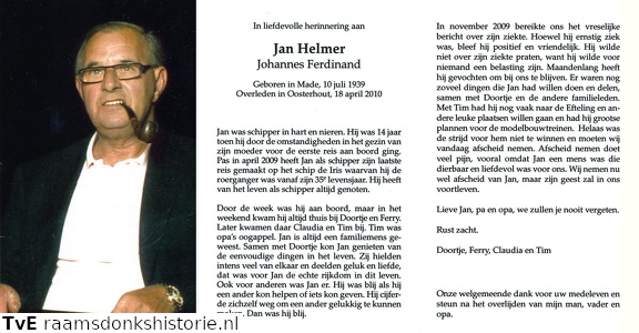 Johannes Ferdinand Helmer Doortje