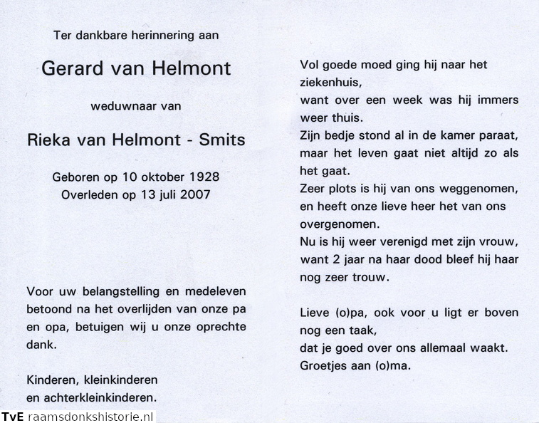 Gerard van Helmont Rieka Smits