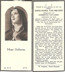 Anna Maria van Helvert Norbertus van Loon