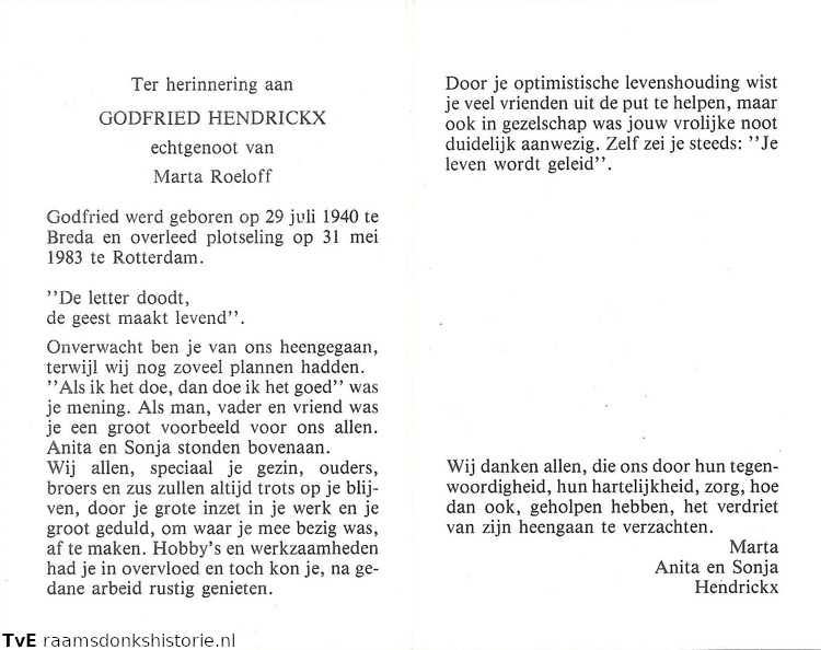 Godfried Hendrickx Marta Roeloff