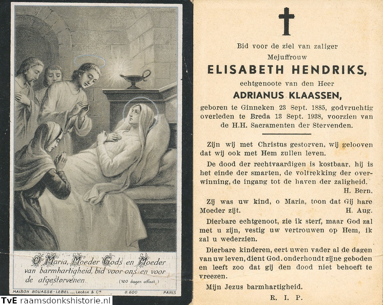 Elisabeth Hendriks Adrianus Klaassen