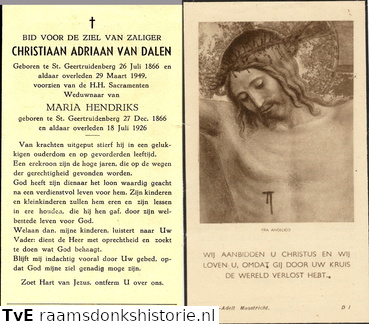 Maria Hendriks Christiaan Adriaan van Dalen
