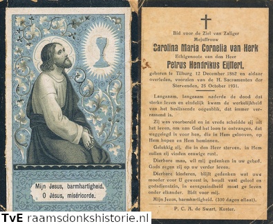 Carolina Maria Cornelia van Herk Petrus Hendrikus Eijffert