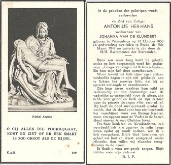 Antonius Hermans Johanna van de Klundert