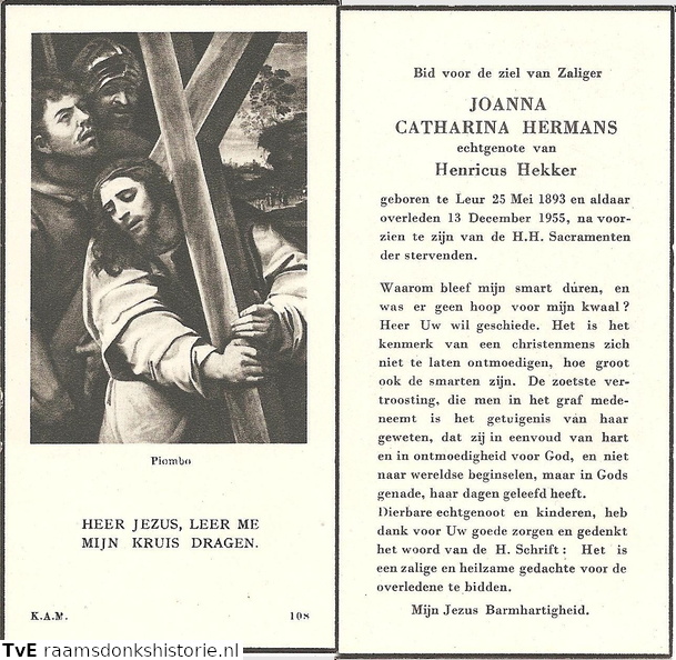 Joanna Catharina Hermans Henricus Hekker