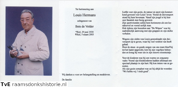 Louis Hermans Bets de Volder